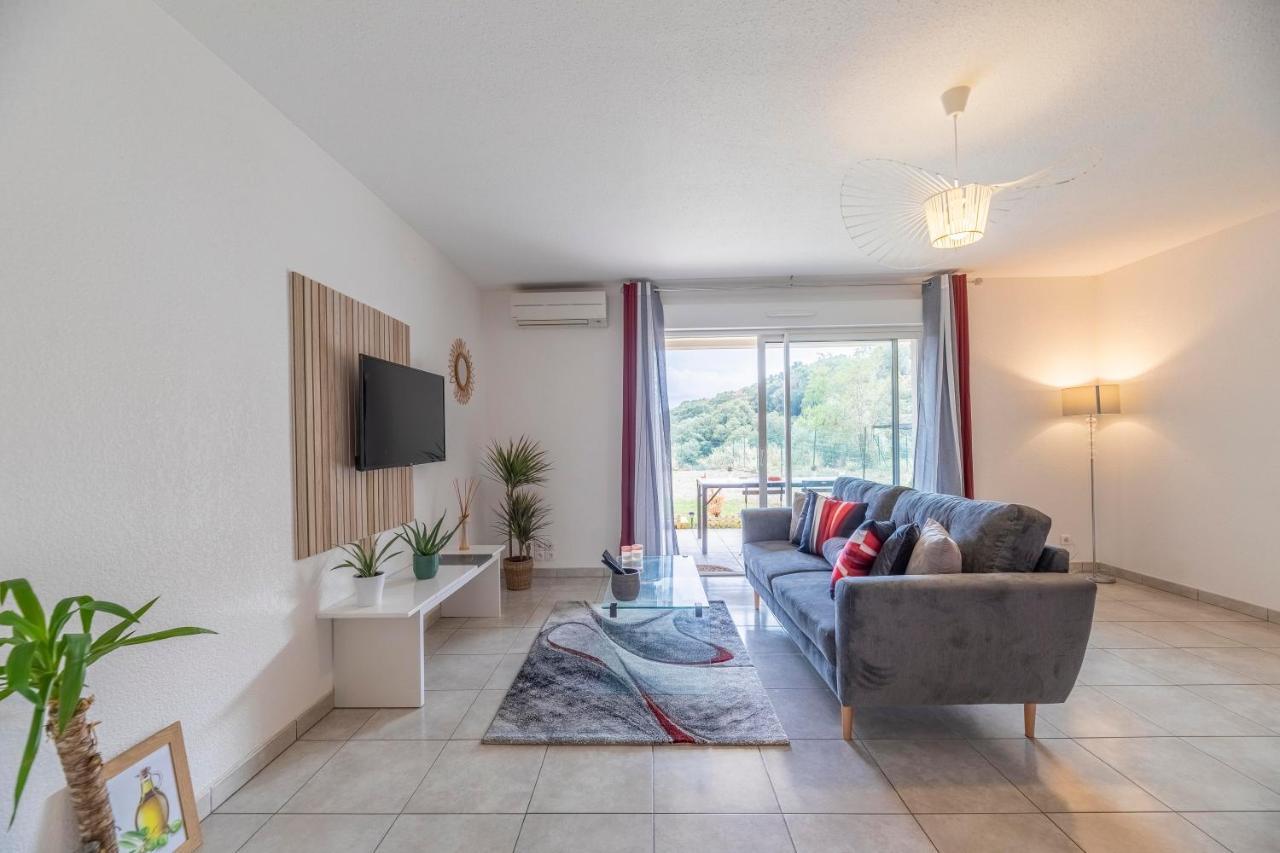 Appartement Cosy Et Spacieux Avec Jardin Et Parking บาสเตีย ภายนอก รูปภาพ